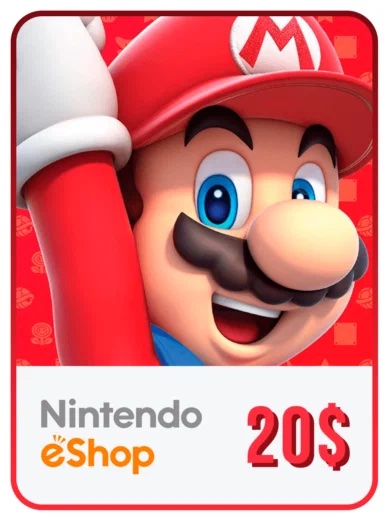 Карта оплаты Nintendo eShop на 20 USD  | GameKeySoft