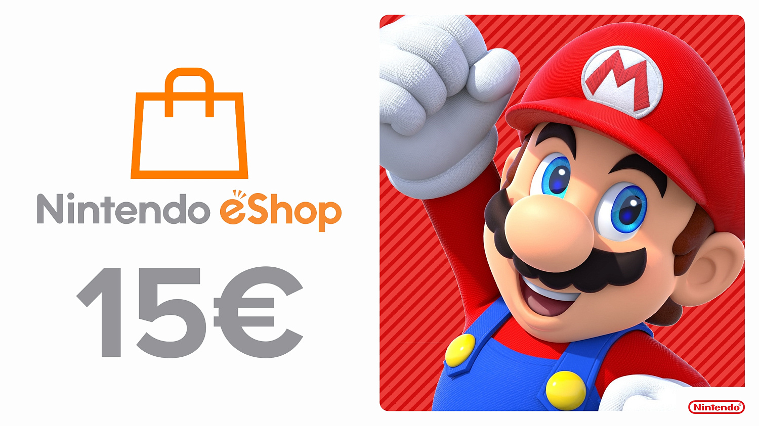 Карта оплаты Nintendo eShop на 15 EUR Евро