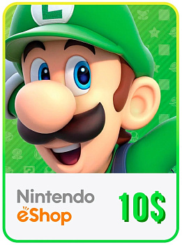 Карта оплаты Nintendo eShop на 10 USD  | GameKeySoft